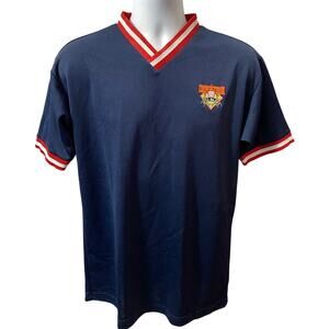 COOPERSTOWN DREAMS PARK SHIRT — Authentic Blue & Red Little Majors Medium